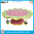 Cupcake Charms Ceramic Plate With Stand